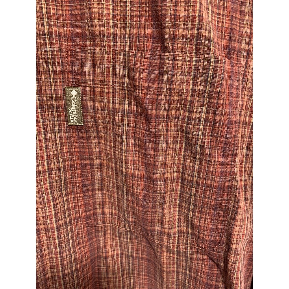 Columbia XCO Outdoor Plaid Shirt Mens XL Collared Button Down Long Sleeve Hunt - Picture 8 of 10
